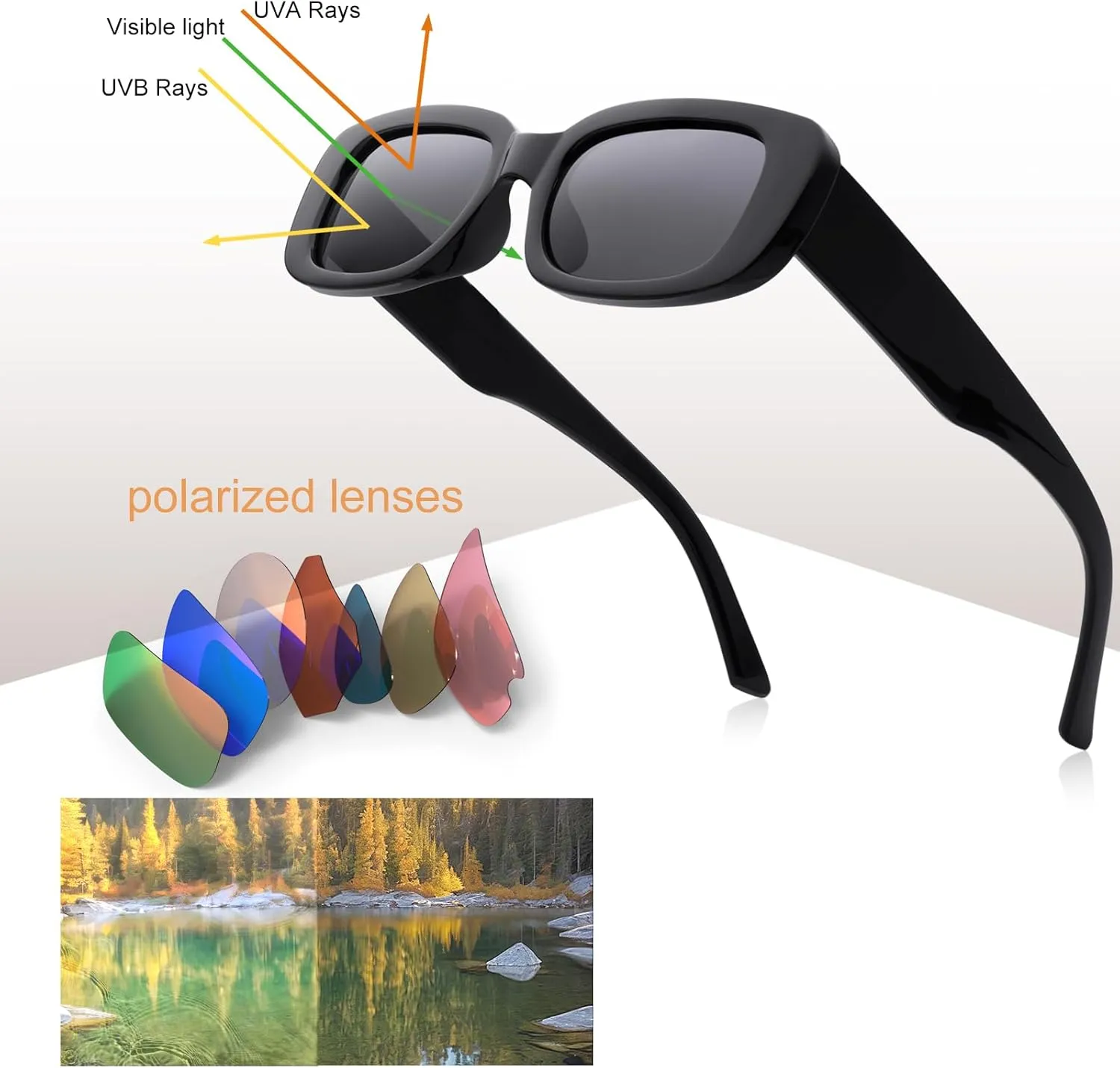 4 Pieces Retro Vintage Sunglasses Small Square Rectangle 90s Glasses Trendy Y2K for Women Aesthetic Accessories