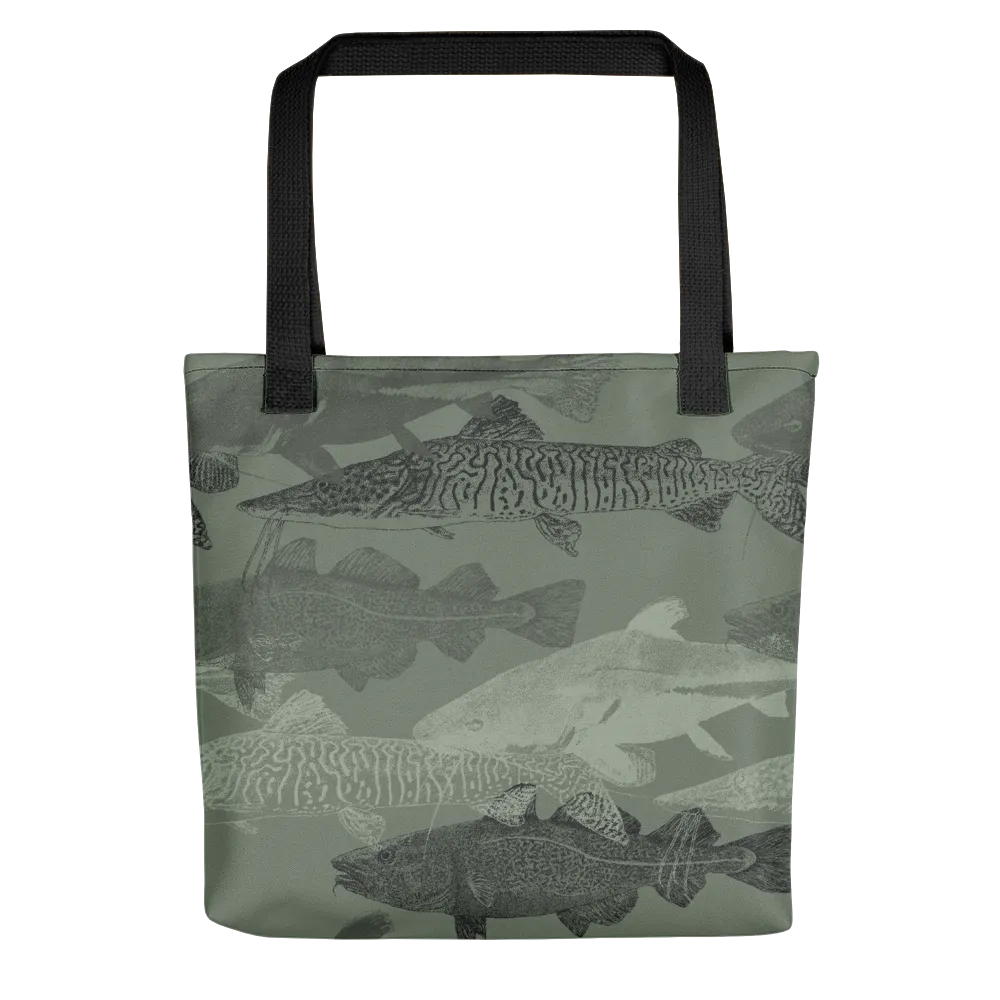 Army Green Catfish Tote bag