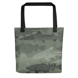 Army Green Catfish Tote bag