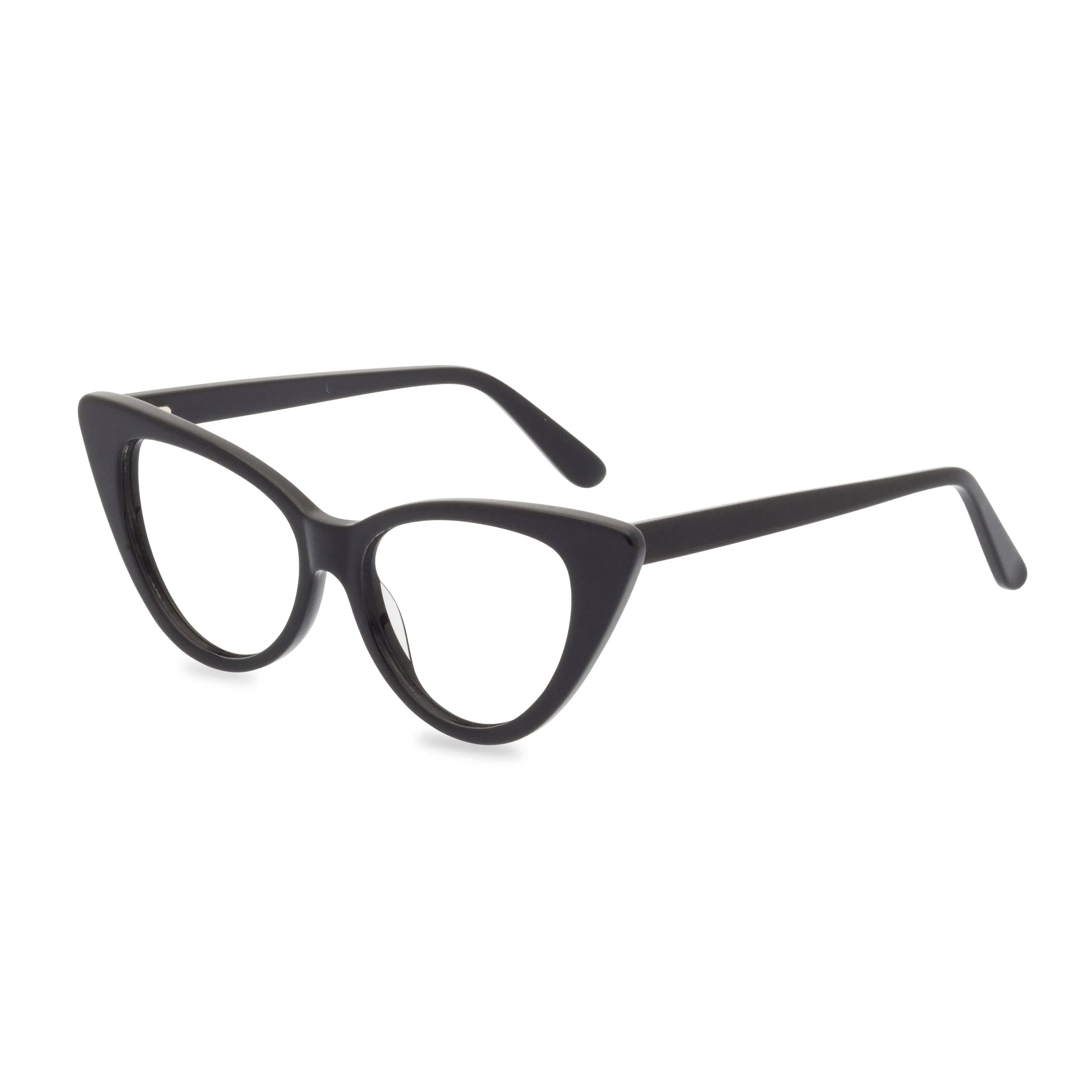 Ava Cat Eye Glasses - Black
