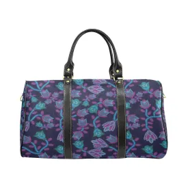 Beaded Blue Nouveau New Waterproof Travel Bag/Large