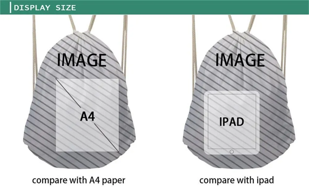 Beauty Collector School Drawstring Backpack Piano Music Class Bookbags for Teens One_Size
