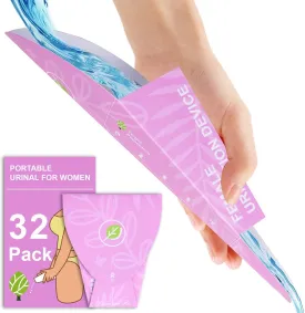 CEEZEN Pee Funnel for Women - Portable Female Urinal Urination Device, Girl Pee Cup Standing Up, Disposable Mini Urine, for Travel, Camping Peeing, Hiking, Festival, Rave