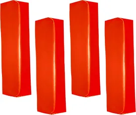 CHAMPRO Weighted End Zone Corner Football Pylons, Set of 4 (Orange)