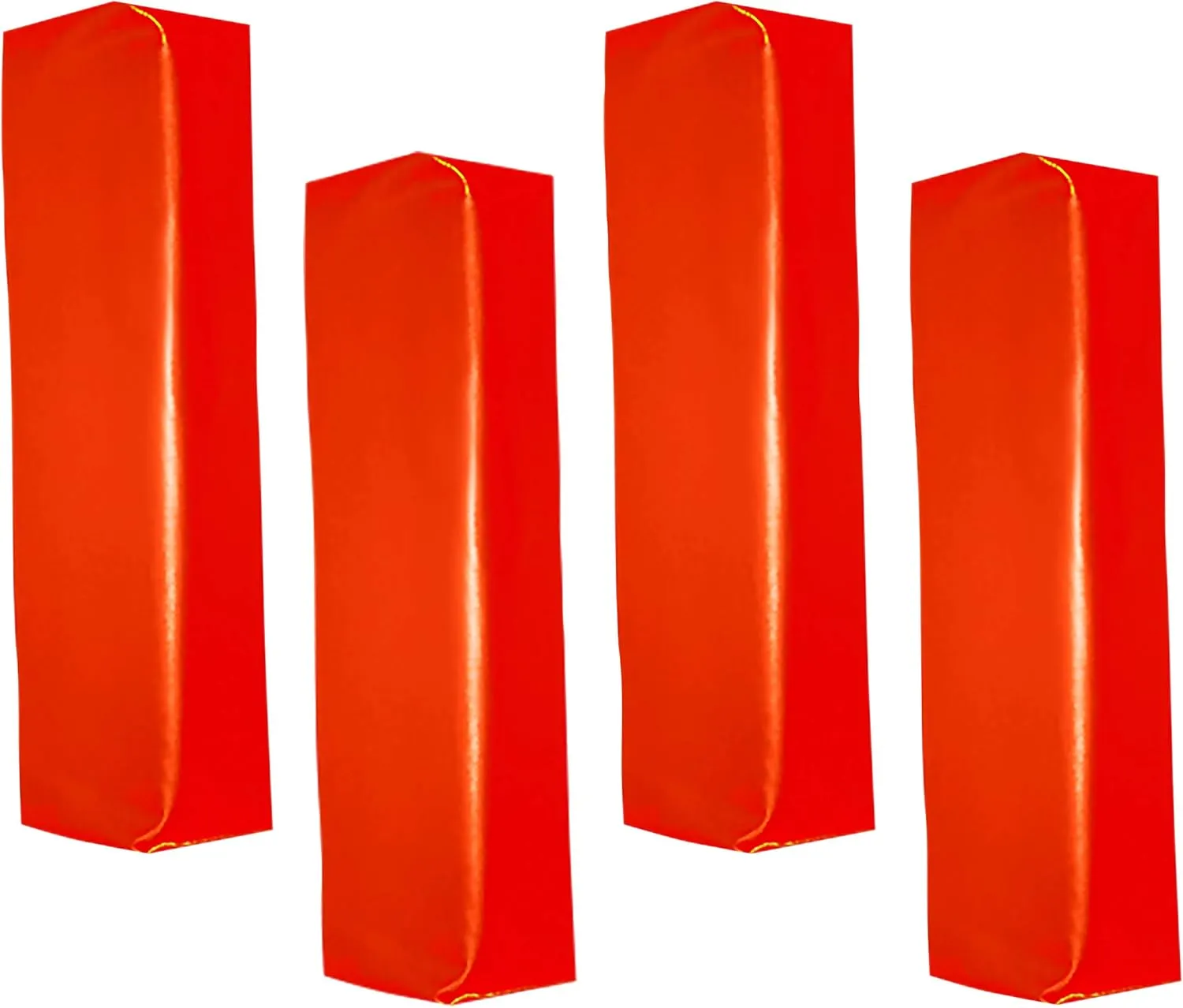 CHAMPRO Weighted End Zone Corner Football Pylons, Set of 4 (Orange)