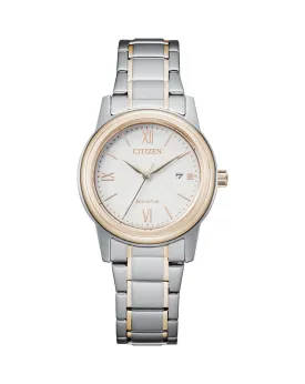 Citizen Eco-Drive White Dial Stainless Steel Watch FE1226-82A