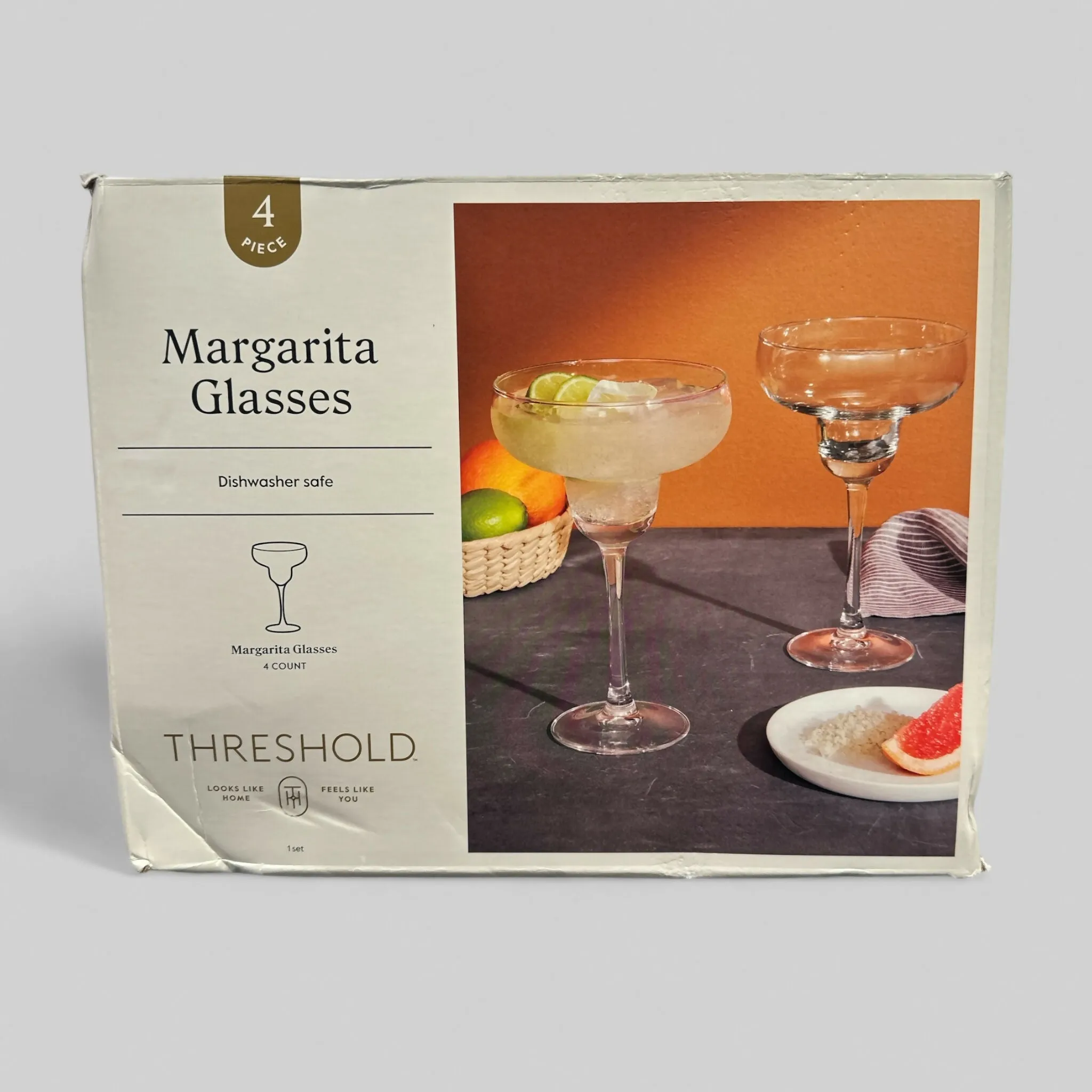Classic Margarita Glass Set | 4 Pack | Threshold
