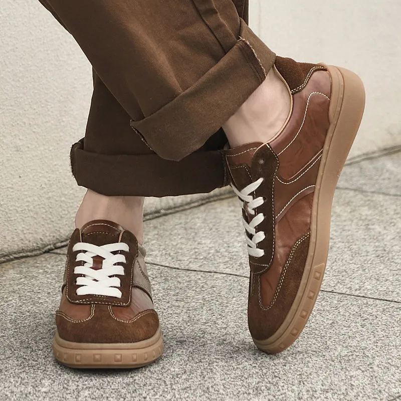 Denver Leather Sneakers