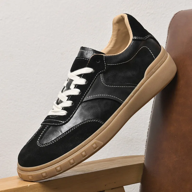 Denver Leather Sneakers