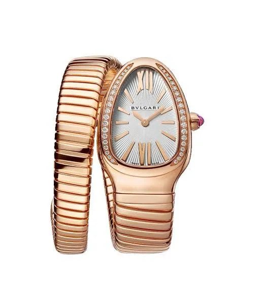 Diamond Studded Dial Stainless Steel Wrist Watch For Women