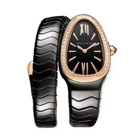 Diamond Studded Dial Stainless Steel Wrist Watch For Women