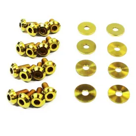 Dress Up Bolts Acura Integra DA (1989-1993) Titanium Partial Engine Bay Kit