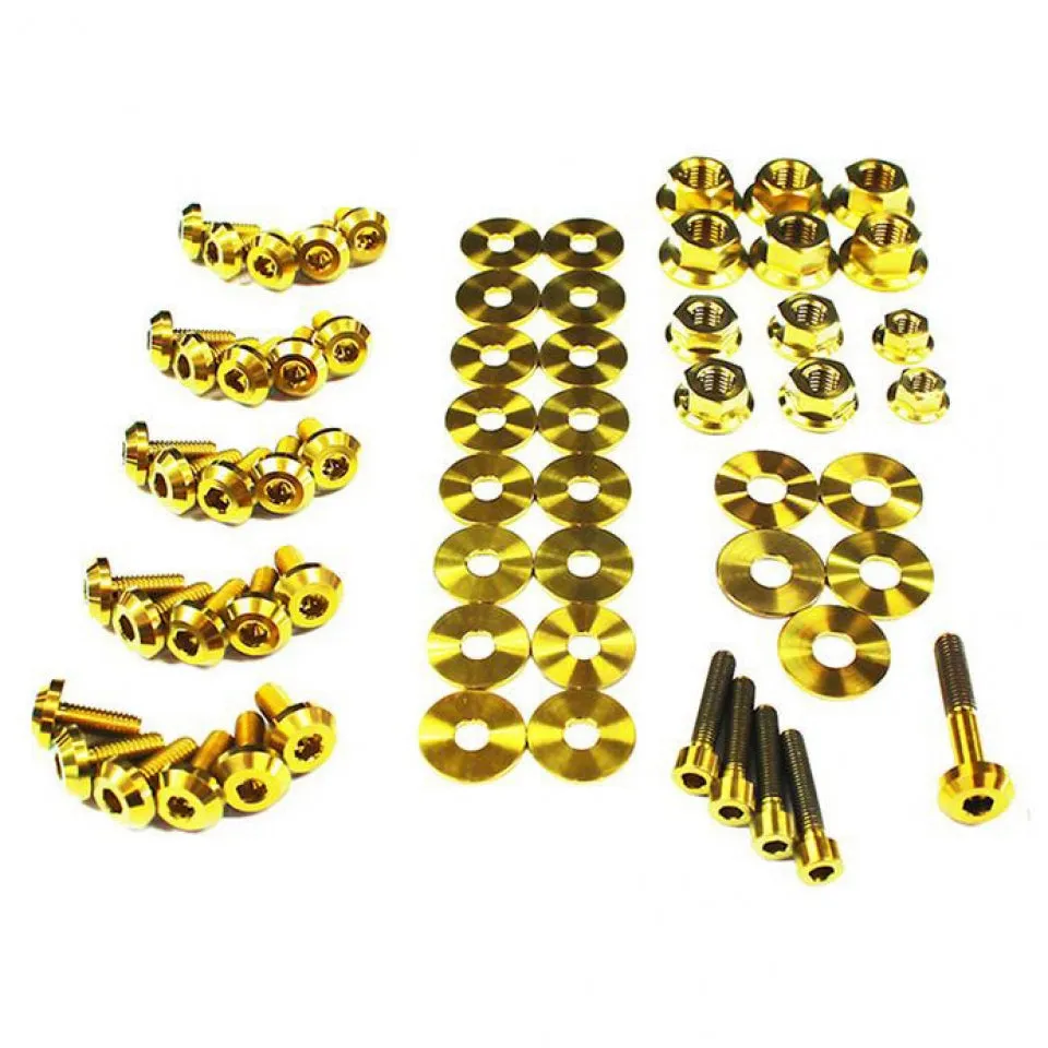 Dress Up Bolts Acura TSX (2004-2008) Titanium Full Engine Bay Kit