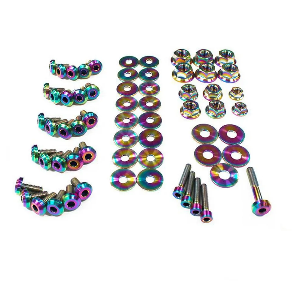 Dress Up Bolts Acura TSX (2004-2008) Titanium Full Engine Bay Kit