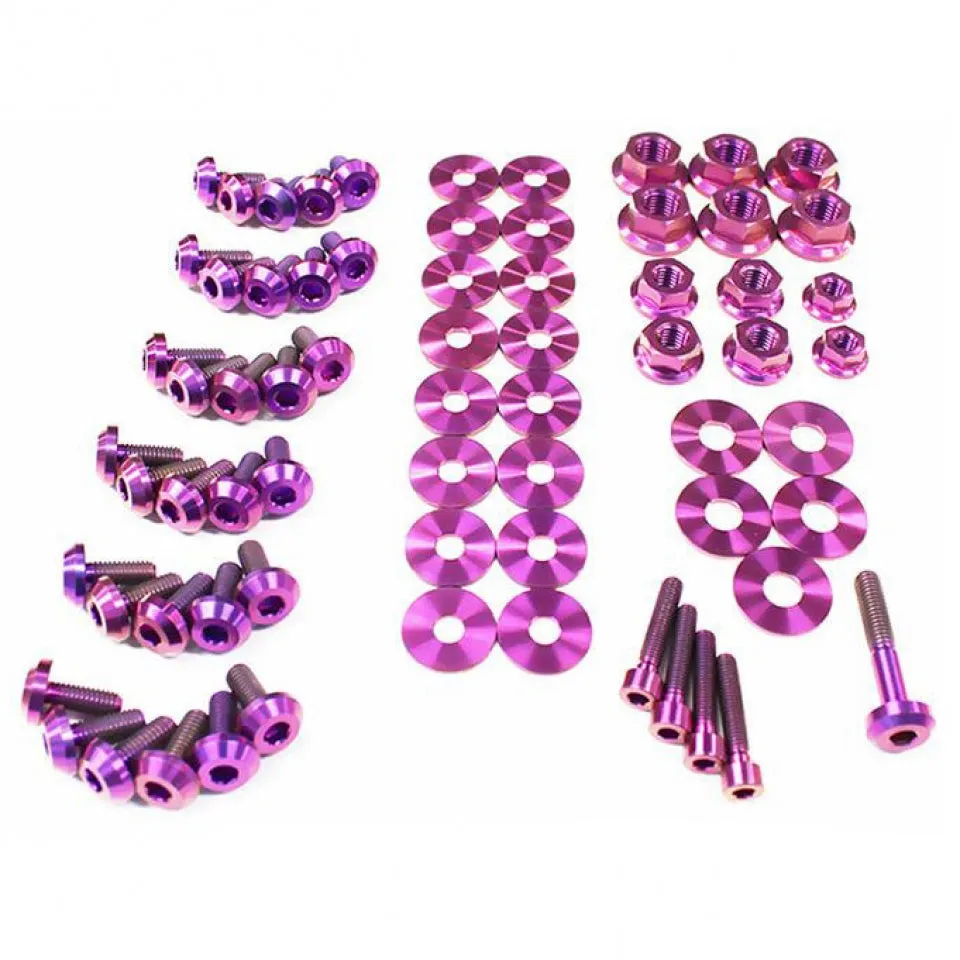 Dress Up Bolts Acura TSX (2004-2008) Titanium Full Engine Bay Kit