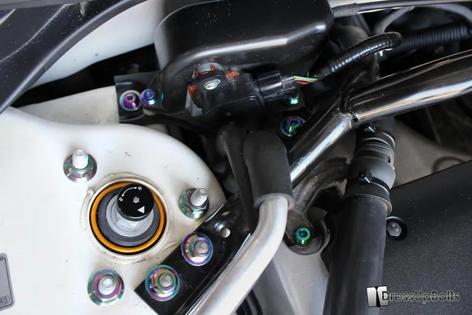 Dress Up Bolts Acura TSX (2004-2008) Titanium Full Engine Bay Kit