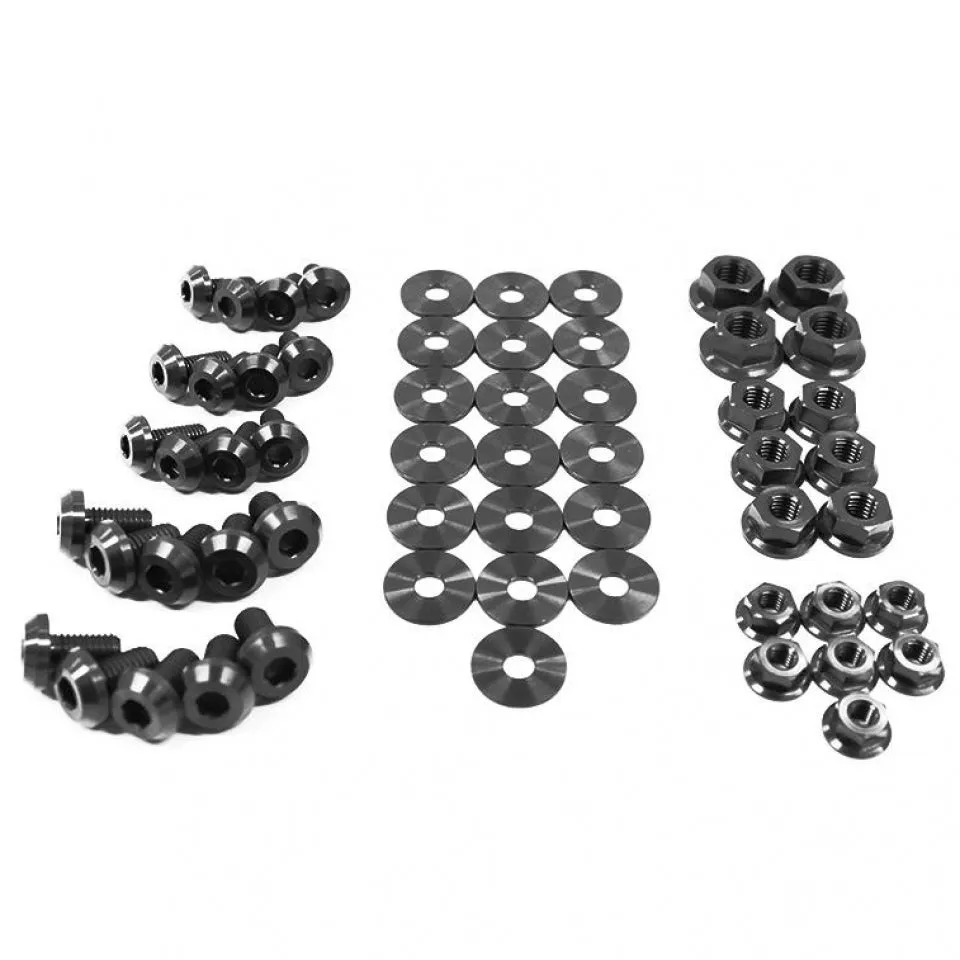 Dress Up Bolts Mazda RX8 (2003-2012) Titanium Full Engine Bay Kit