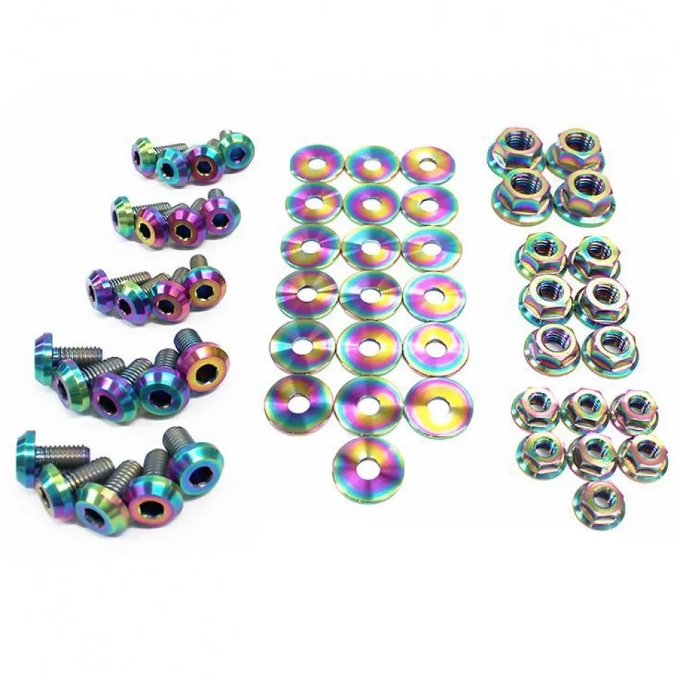 Dress Up Bolts Mazda RX8 (2003-2012) Titanium Full Engine Bay Kit