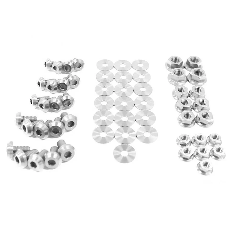 Dress Up Bolts Mazda RX8 (2003-2012) Titanium Full Engine Bay Kit