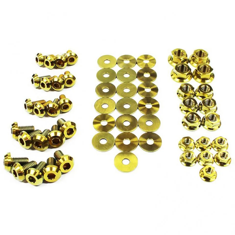 Dress Up Bolts Mazda RX8 (2003-2012) Titanium Full Engine Bay Kit