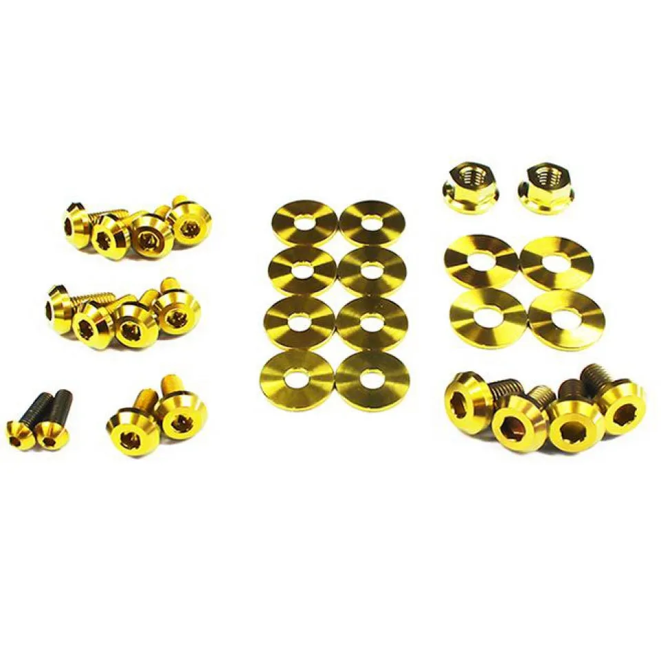 Dress Up Bolts Mitsubishi 1G Eclipse (90-94) Titanium Partial Engine Bay Kit
