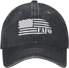 Fafo Hat Around and Find Out Fafo You Cap for Trucker Adjustable Baseball Cap Fashion Hats Black Caps