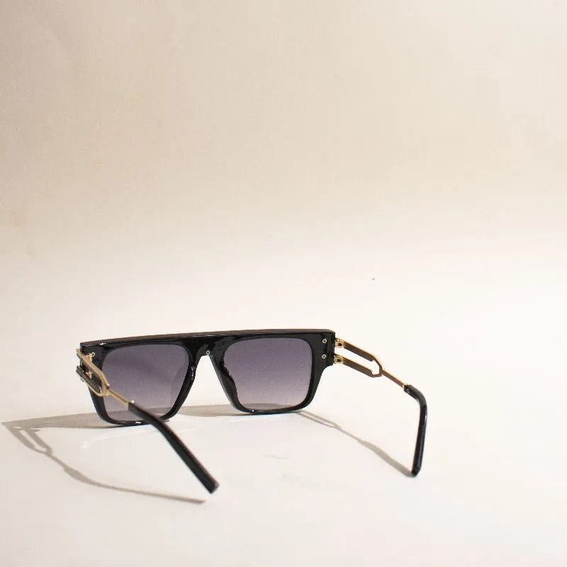 For Legends Square Black Sunglass