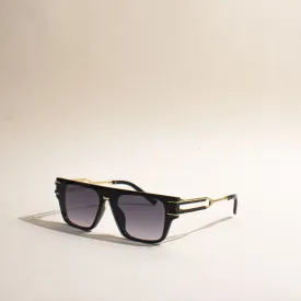 For Legends Square Black Sunglass