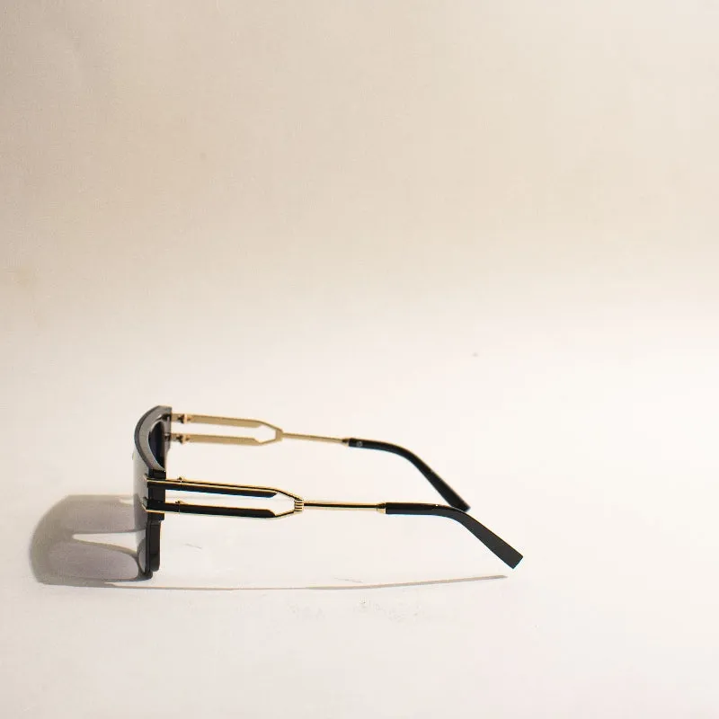 For Legends Square Black Sunglass