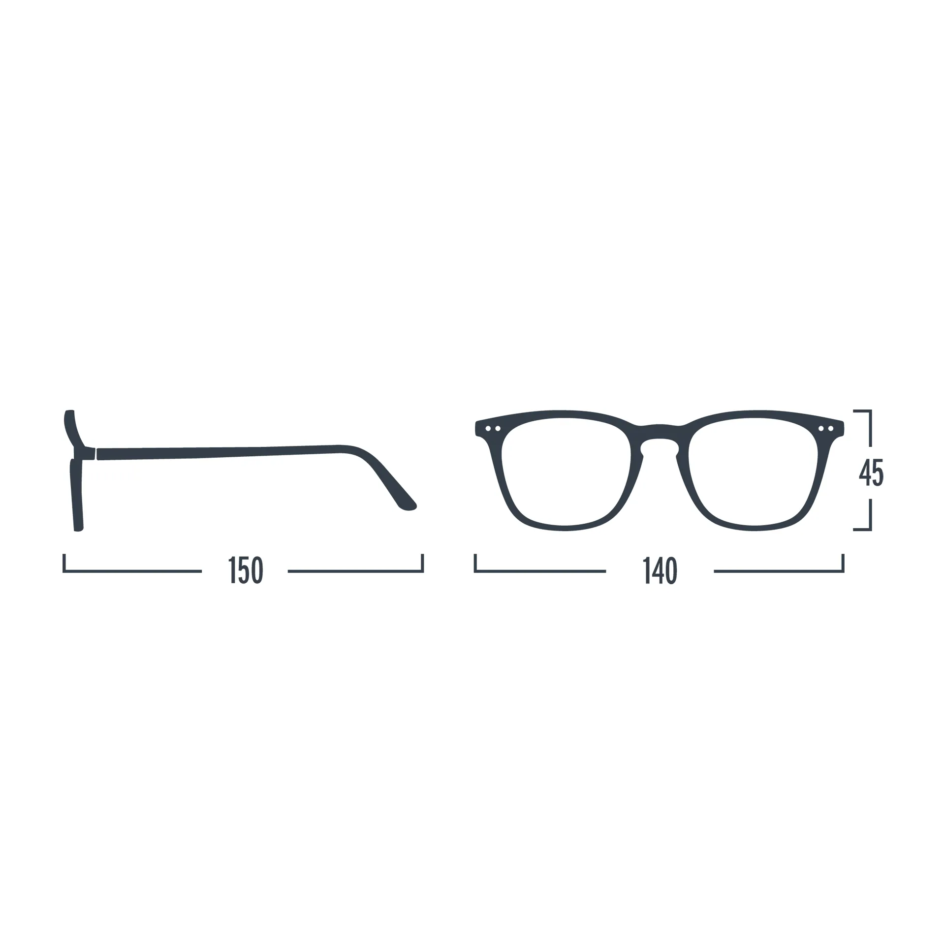 Frozen Blue #E Reading Glasses by Izipizi