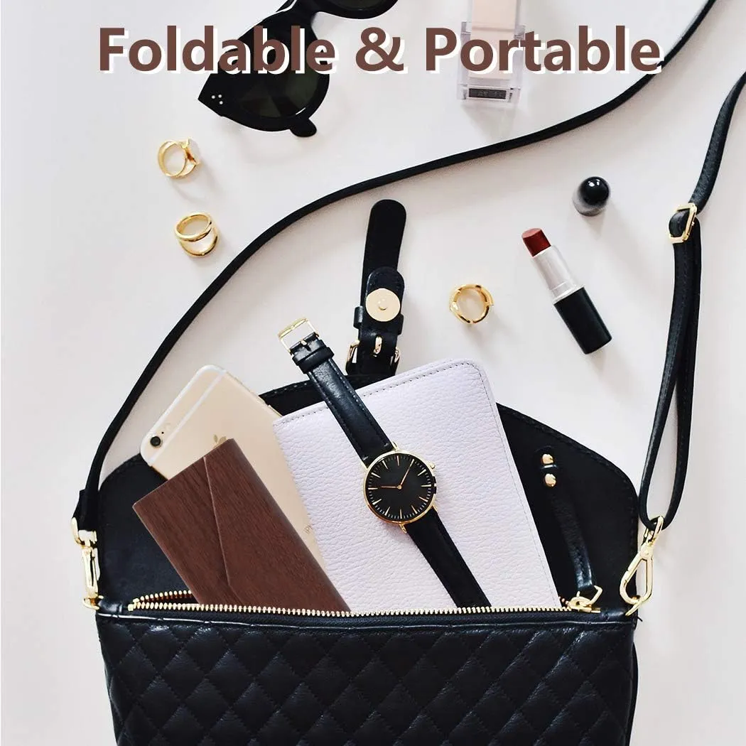 Glasses Cases, Eyeglasses Case Hard Shell For Men Women, PU Folding Glasses Sunglasses Case Portable With Clean Cloth