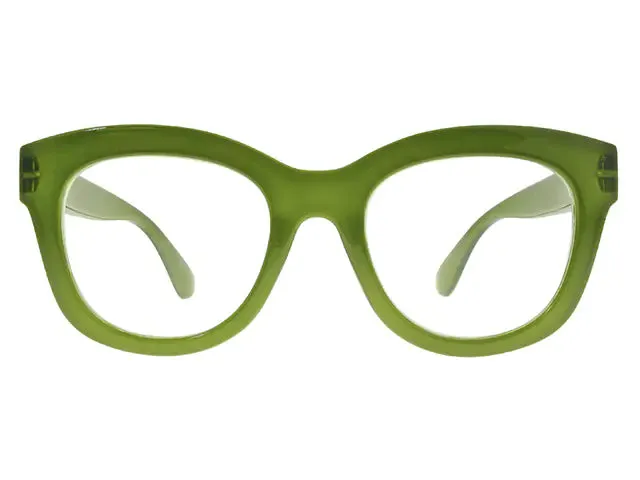Goodlookers Reading Glasses 'Encore' Olive