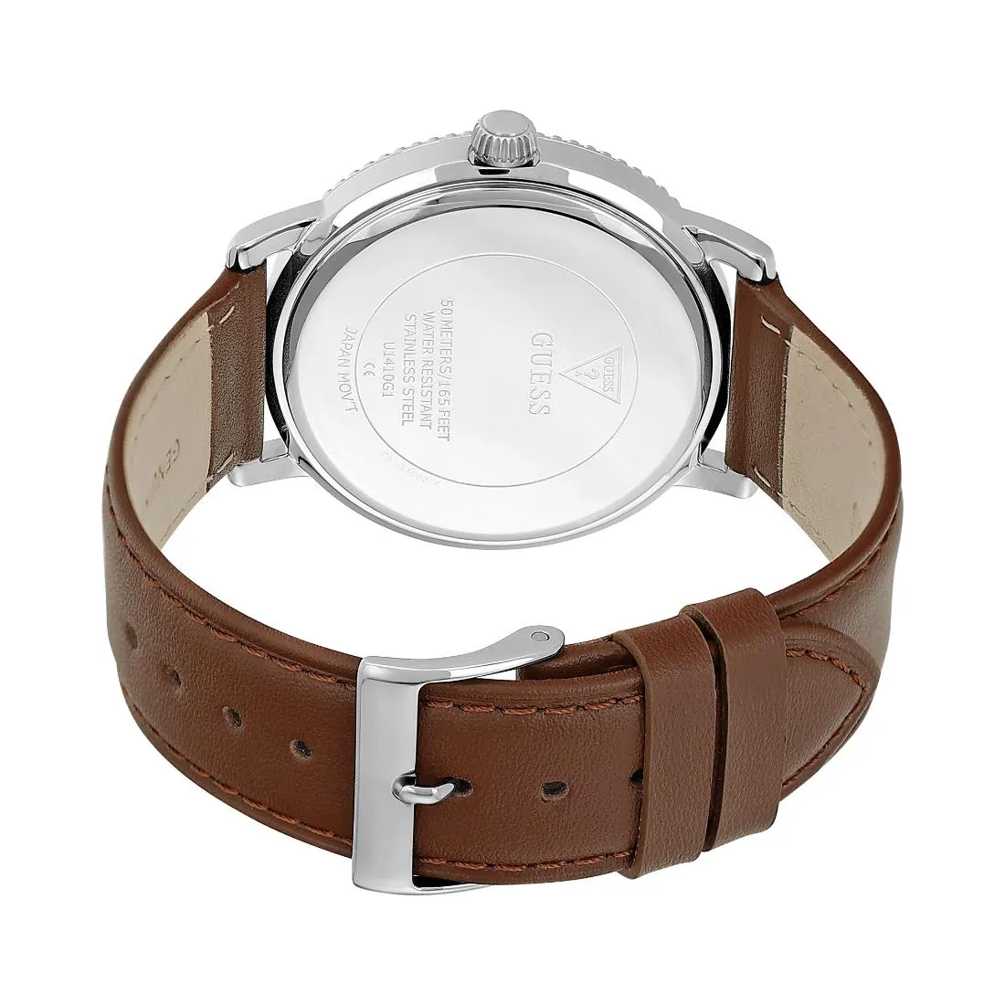 Guess Men 42 mm Blue Dial Analog Watch- U1410G1M