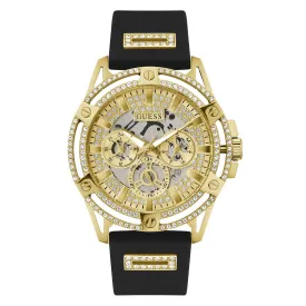 Guess Trend 48 mm Size Gold Dial Men Chronograph Watch - GW0537G2