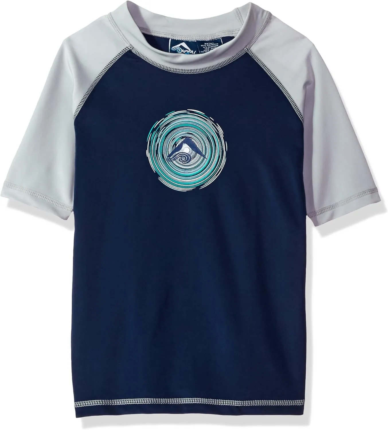 Kanu Surf Boys' Voyage UPF 50  Sun Protective Rashguard Swim Shirt