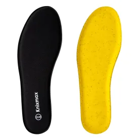 Knixmax Men & Women's Memory Foam Insoles, Black, for Athletic Shoes & Sneakers