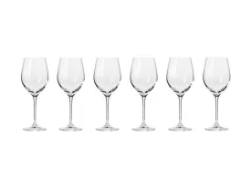 Krosno Harmony Wine Glasses 370ml 6pc (Made in Poland)