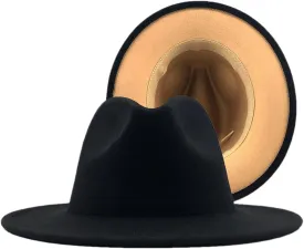 Ladies Jazz Fedora Hats Women Big Size Hat Men Wedding Vintage Party Woolen Wide Brim Cap