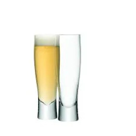 Lsa Bar Lager Glass  Clear X 2