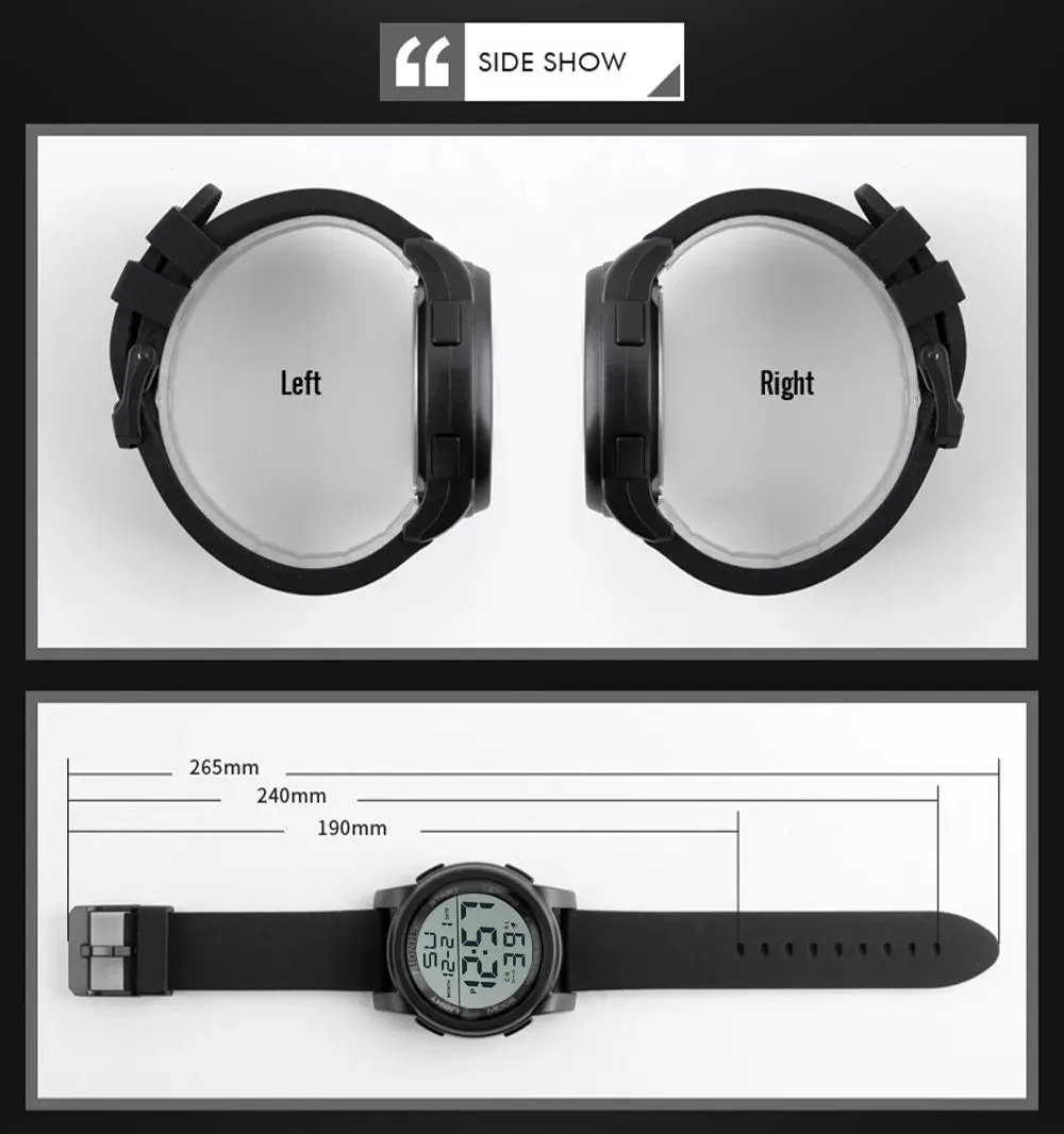 Luxury Men's Sport Watch | Waterproof, Multi-Functional Timepiece