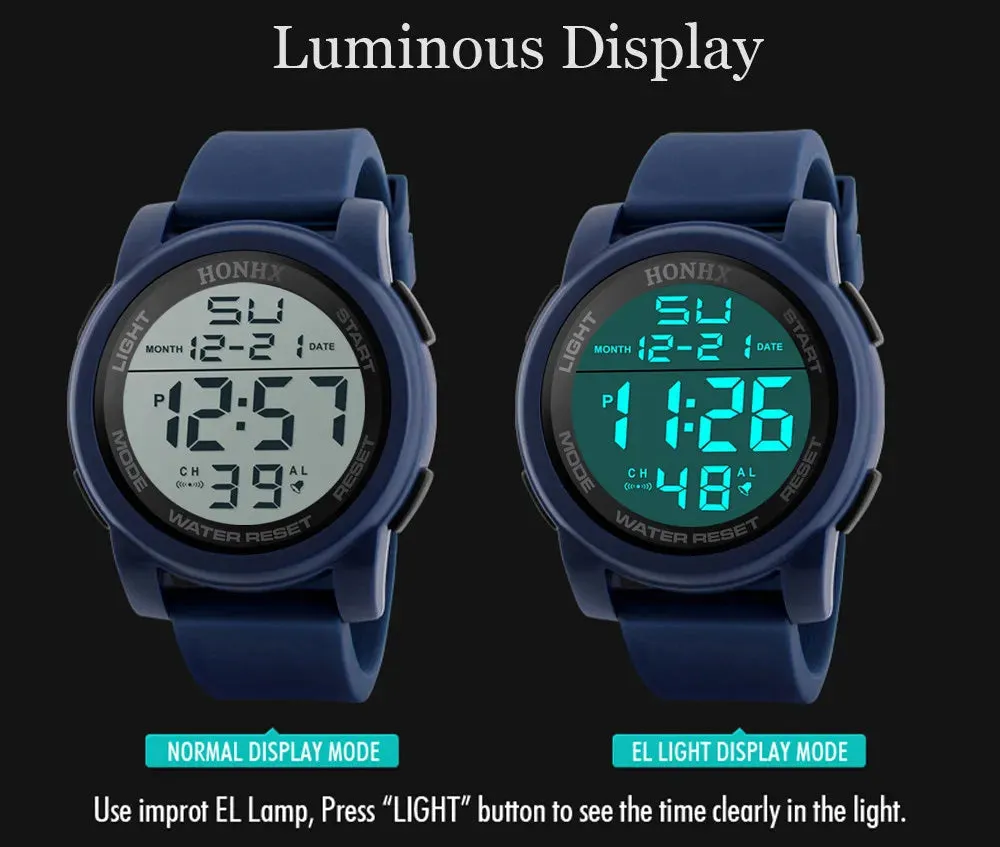 Luxury Men's Sport Watch | Waterproof, Multi-Functional Timepiece