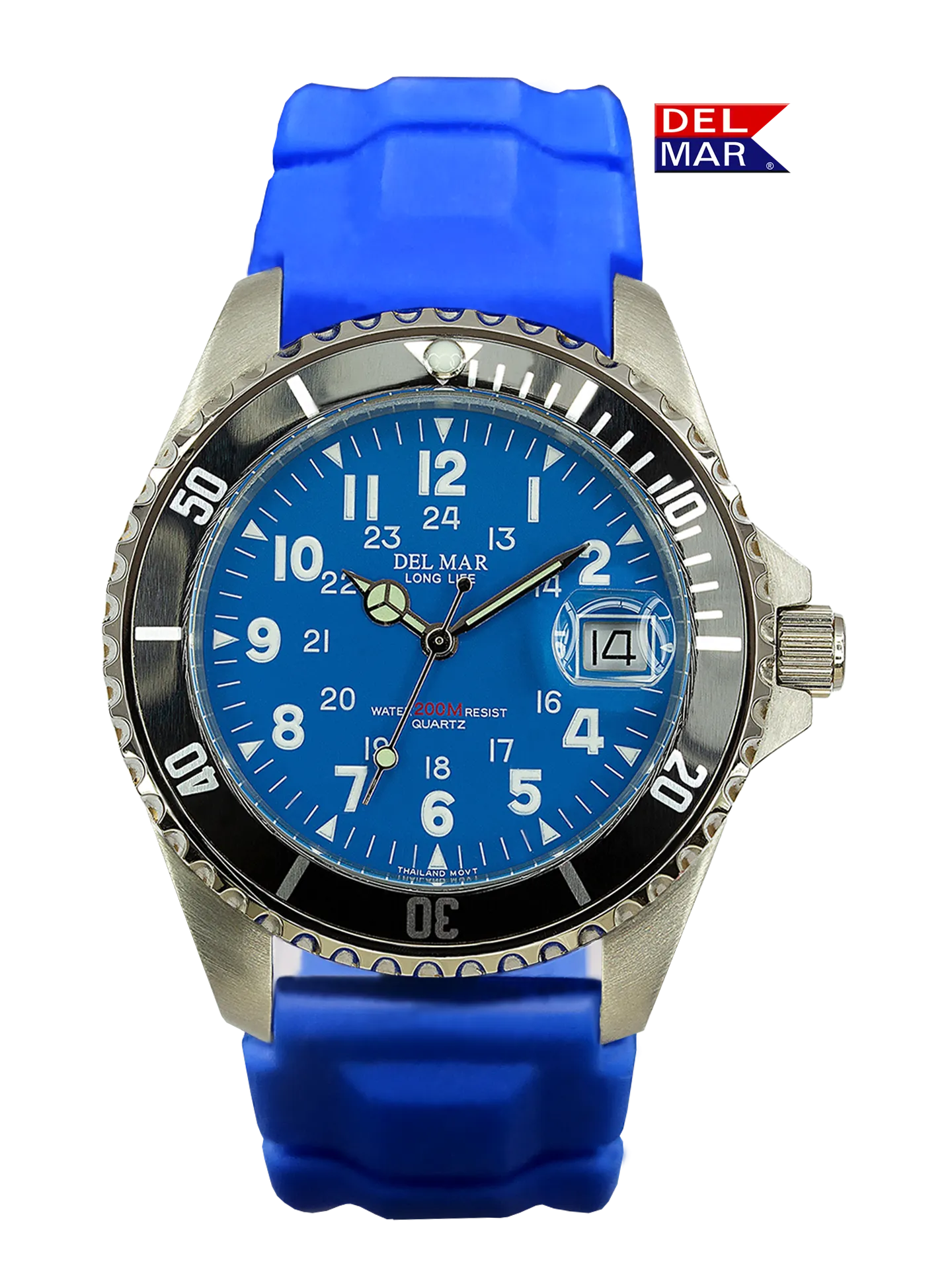 Men's & Yourh Sportstrap Blue Face, 200M Watch #50269