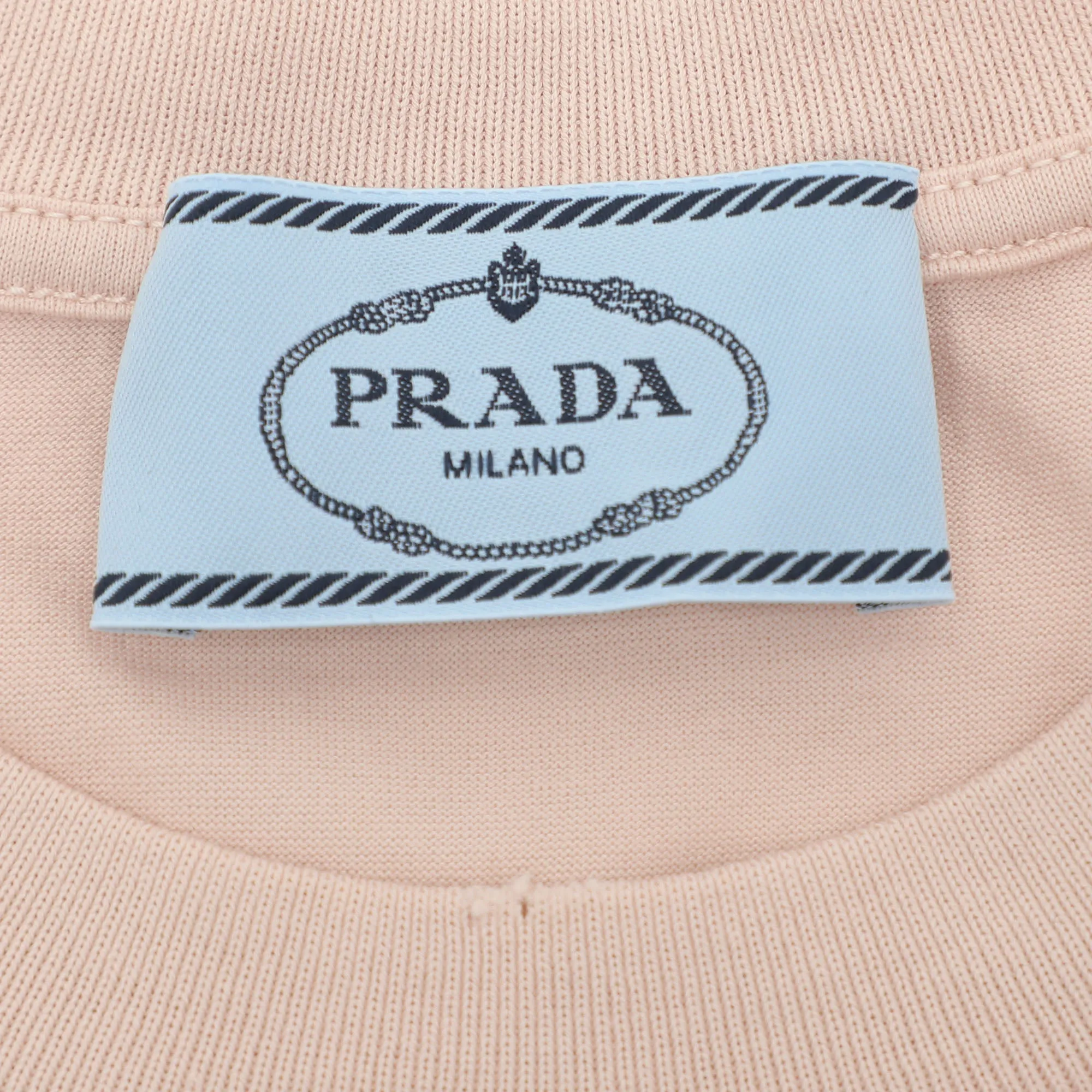Prada Pink Cotton T-Shirt