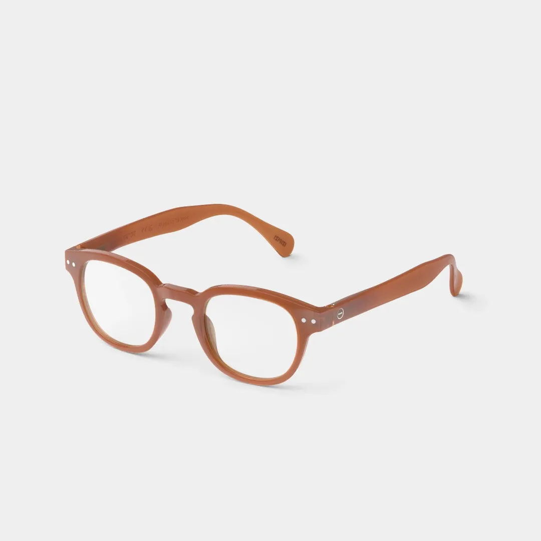 Reading Glasses  2.5 Square in Spicy Clove Style C