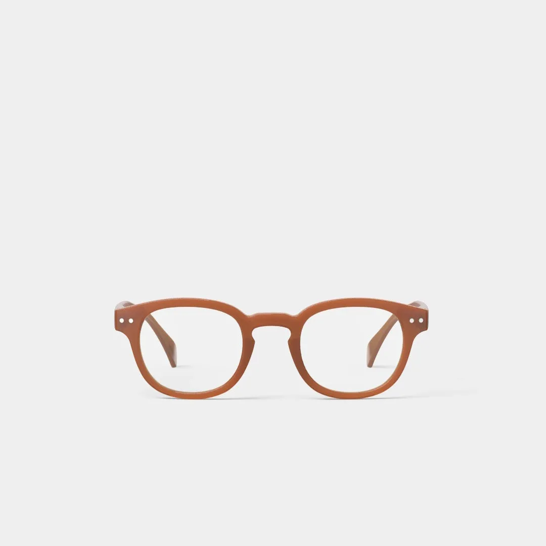 Reading Glasses  2.5 Square in Spicy Clove Style C