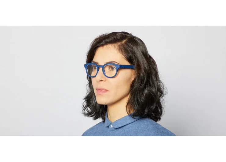 READING GLASSES #C NAVY BLUE