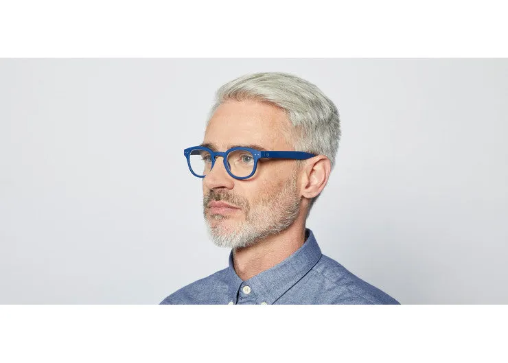 READING GLASSES #C NAVY BLUE