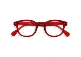READING GLASSES #C RED CRYSTAL