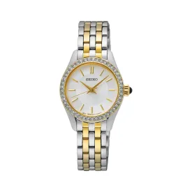 SUR540P - Ladies Two-Tone Crystal Set Dress Watch