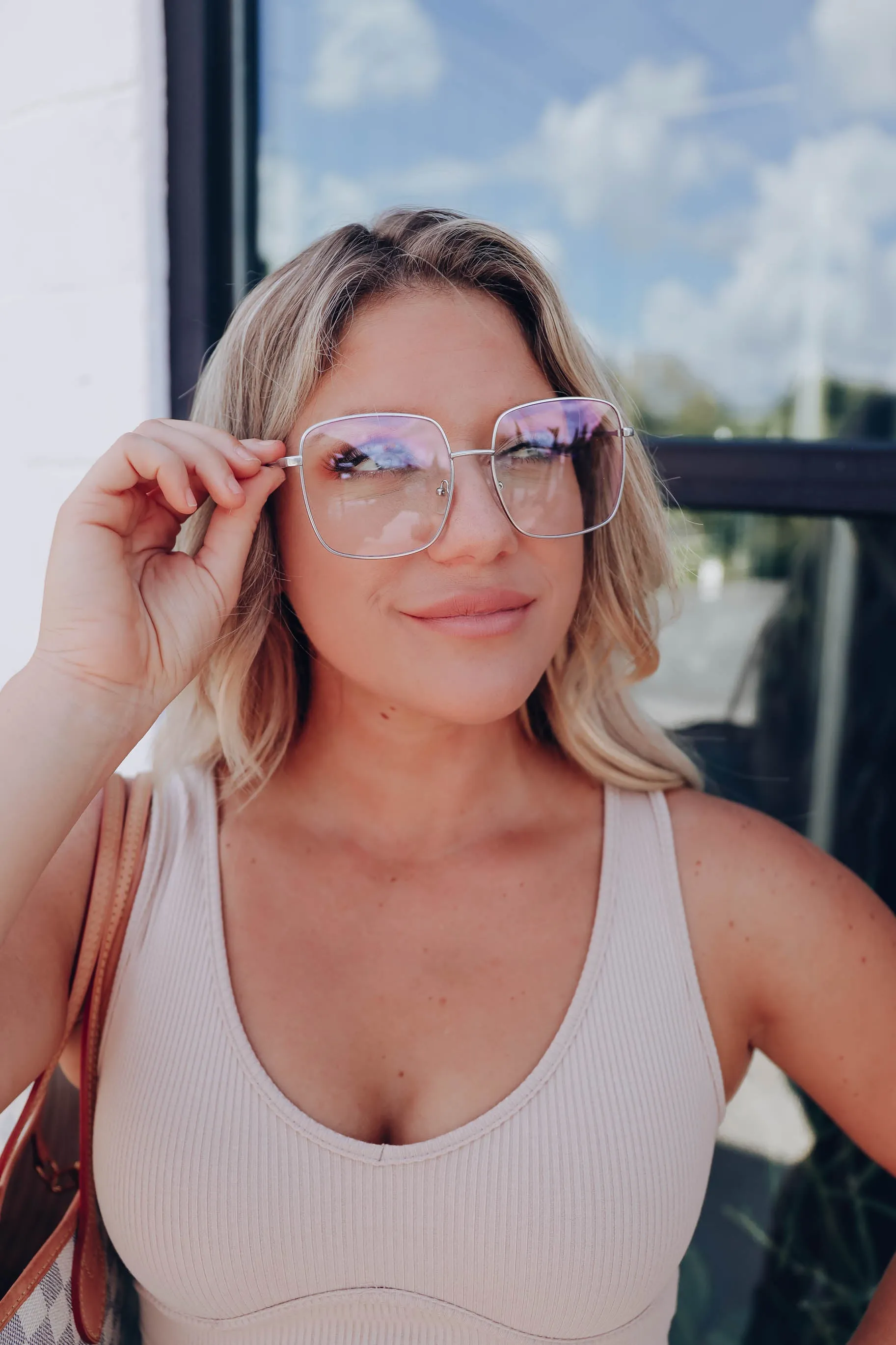Taryn Metal Blue Light Glasses - Silver